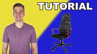 Tutorial  Huvudspelare Gaming Chair From IKEA [upl. by Ursulette]