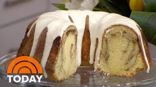 Make This Mouthwatering Cinnamon Roll Pound Cake  TODAY [upl. by Erfert]