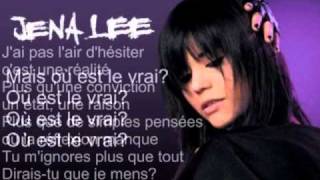 Banalité  Jena Lee Lyrics [upl. by Yenruoj]