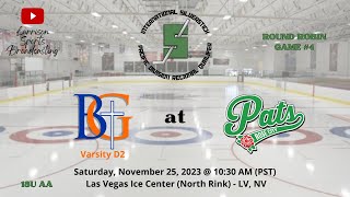 Bishop Gorman HS Varsity D2 at Rose City Pats  Silver Stick 2023 RR G4 [upl. by Aidaas]