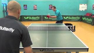 How to Play Table Tennis Topspin Serve [upl. by Matheson]