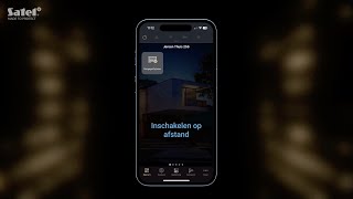 Uitleg werking Op afstand inschakelen  Satel Integra Control v6 1 iOS [upl. by Nevet276]