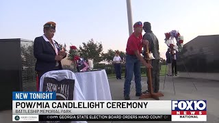 POWMIA candlelight ceremony held at Battleship Memorial Park [upl. by Brennan]