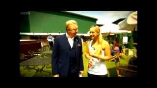 Sabine Lisicki talks to Boris Becker before Wimbledon 2013 Final English [upl. by Nahsed]