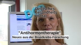 quotAntihormontherapiequot  Neues aus der BrustkrebsForschung [upl. by Elleirda]