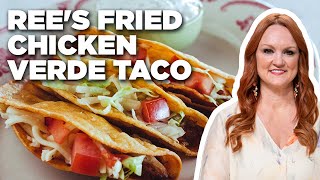 Ree Drummonds Fried Chicken Verde Tacos  The Pioneer Woman  Food Network [upl. by Etnuahc838]