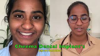 teeth lateral incisor missing replaced implants smile orthodontic zirconium bridge jalandhar punjab [upl. by Los]