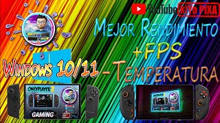 Mejor rendimiento Temperatura y FPS OnexPlayer 2 Legion GO Asus Rog Ally [upl. by Woermer]