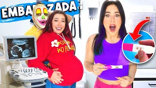 ¡ESTOY EMBARAZADA 🤰🏻🍼 Le doy la noticia a todo el team  Karla Bustillos [upl. by Donohue174]