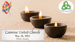 Camrose United Church Worship for May 26 2024 [upl. by Nylakcaj]