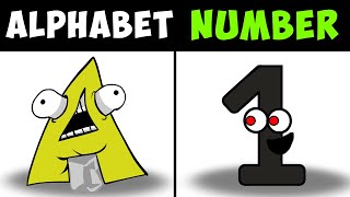 New Alphabet Lore But New Number Lore  Animation [upl. by Jeu]