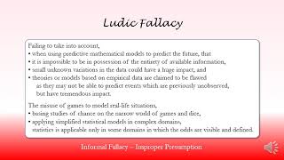 Ludic Fallacy [upl. by Ednyl161]