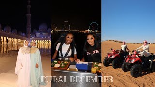 DUBAI VLOG SISTERCATION  7 DAY ITINERARY  ABU DHABI  DINNER IN THE SKY  EXCURSIONS  LIT NIGHTS [upl. by Trinidad]