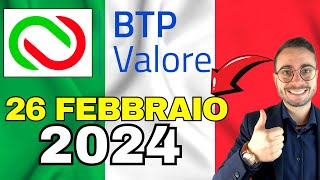 BTP VALORE FEBBRAIO 2024 la nuova emissione conviene 💰 [upl. by Hercule651]