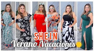 LOS VESTIDOS MÁS FRESCOS Y BONITOS DE SHEIN ⛱ MODA VERANO 😎 moda verano SHEIN [upl. by Nylhtak]