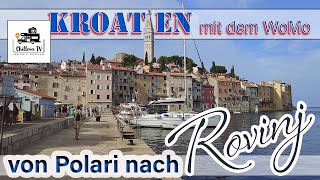 Rovinj  WohnmobilTour nach Kroatien  Stadtbesichtigung mit Hafen und Markt  CP Polari  4K [upl. by Aramac928]