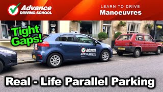 RealLife Parallel Parking  Learn to drive Manoeuvres [upl. by Schick]