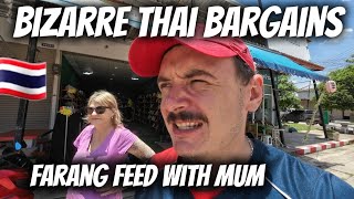 Farang Feed amp Bizarre Bargains With Mum 🇹🇭 [upl. by Recha]