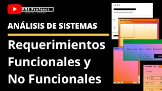 REQUERIMIENTOS FUNCIONALES Y NO FUNCIONALES  EJEMPLOS  ING DE SOFTWARE  ANALISIS DE SISTEMAS SRS [upl. by Selyn]