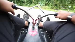 Trip down the new luge track in Sentosa [upl. by Fabi386]