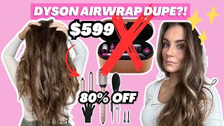 OMG 🤯 DOES IT WORK DYSON AIRWRAP AMAZON DUPE FIRST IMPRESSION [upl. by Einaj]