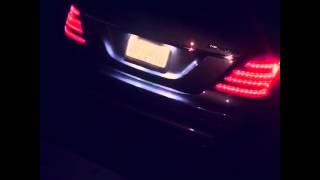 Mercedes Benz s550 straight pipes [upl. by Zillah]