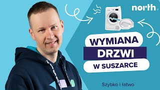 🔁 Wymiana uszkodzonych drzwi suszarki  Szybko ⏩ i łatwo naprawiajniewyrzucaj  Northpl [upl. by Novaj]