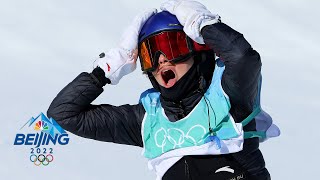 Eileen Gus HUGE final run grabs big air gold from Tess Ledeux  Winter Olympics 2022  NBC Sports [upl. by Harod]