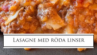 Lasagne med röda linser [upl. by Nesaj]