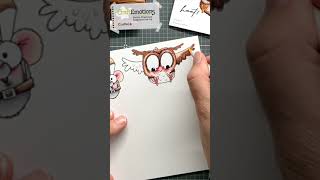 How to COLOR perfect stamped images carlacreaties craftemotions3366 shorts [upl. by Fernando239]