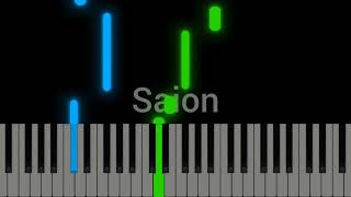 GIORNOS THEME《Piano Tutorial 》 ★☆☆☆☆ Easy [upl. by Lail457]