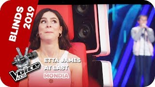 Etta James  At Last Mondia  Blind Auditions  The Voice Kids 2019  SAT1 [upl. by Christen]