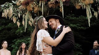 A Festival Wedding in the Woods – Noelle and Braden [upl. by Aldas]