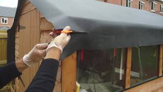 How to Waterproof your Shed Roof with an EPDM Shed Roof Kit  Fast and Easy to Install [upl. by Irual]