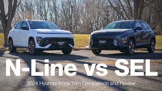 2024 Hyundai Kona SEL vs N Line  Comparison and Review [upl. by Ivanah849]