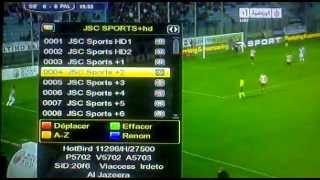 bein sport hd1 et hd2 jazeera sport hd1 hd2 GRATUIT sur geant hd 80 new hotberde 13A° [upl. by Eissak]