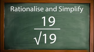 Rationalize Surds One Term  GCSE Maths [upl. by Nottage]