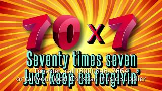 Seventy Times Seven 70 x 7 Lyric Video  Here for the Gold Ktunez Praise [upl. by Lemak219]