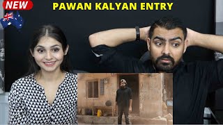 VAKEEL SAAB Introduction Scene Reaction by an Australian Couple  Pawan Kalyan Entry Scene is EPIC [upl. by Nauqel]