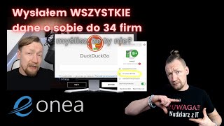 Duck Duck Go  Jak NIEwysłałem WSZYSTKIE dane o sobie do 34 firm [upl. by Akyssej]