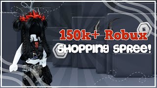 150k Robux Shopping Spree [upl. by Onilecram51]