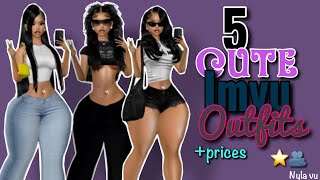 5 cute imvu outfits prices⭐️💋 Nyla vu [upl. by Notrom]