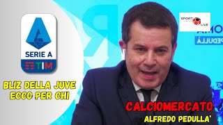 NEWS CALCIOMERCATO di A PEDULLA BLIZ della JUVE ECCO PER CHI e altri movimenti di mercato [upl. by Perpetua]