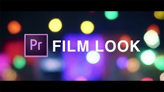 How to Achieve a Cinematic Film Look with WideScreen Bars in Adobe Premiere Pro CC Tutorial [upl. by Calandra]