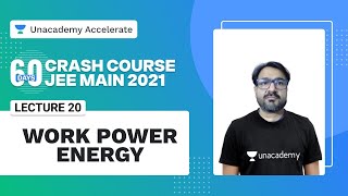 Work Power Energy  60 Days Crash Course  JEE Main 2021  AG Sir  Unacademy Accelerate [upl. by Ardnos]