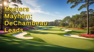 DeChambeau Dominates A Windy Opening at the Masters [upl. by Gasser]