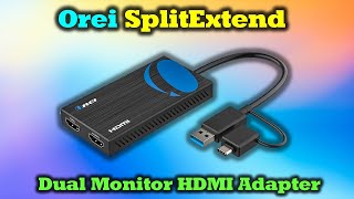 OREI SplitExtend HDMI Splitter  Connect 2 External Monitors To Your Computer [upl. by Yetsirhc]