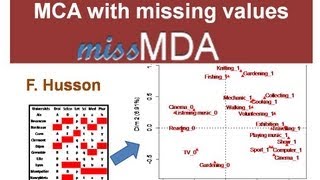 Multiple correspondence analysis on an incomplete dataset [upl. by Neirod113]