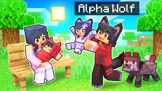 The ALPHA Wolfs FAMILY In Minecraft [upl. by Hajan]