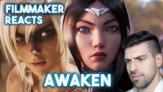 Filmmaker Reacts Awaken  League of Legends ft Valerie Broussard  Season 2019 Cinematic [upl. by Lorin110]